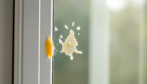 Jak usunąć klej z okna plastikowego