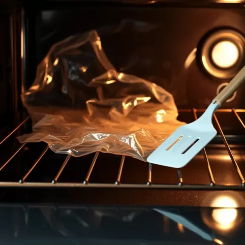 Jak usunąć stopiony plastik z piekarnika