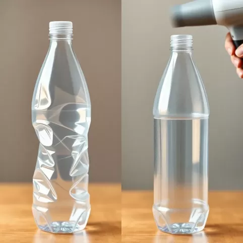 Jak wyprostować plastikową butelkę